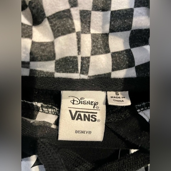 VANS and DISNEY Womens Mickey Black Hoodie Sweatshirt Collaboration, size Small - Picture 7 of 8